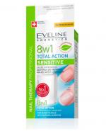 Eveline Cosmetics Skoncentrowana odżywka do paznokci wrażliwych z kwarcem 8w1 - 12 ml