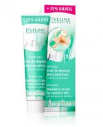 EVELINE JUST EPIL SENSITIVE Nawilżający krem do depilacji skóry wrażliwej z aloesem i d-panthenolem - 125 ml