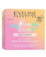 Eveline my Beauty elixir matujący krem detoksykujący peach matt, 50 ml