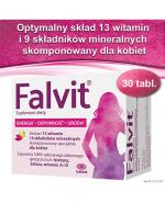  FALVIT Wspomaga organizm kobiety - 30 tabl. - cena, opinie, wskazania