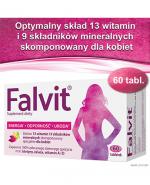  FALVIT zestaw witamin i minerałów dla kobiet, 60 tabletek