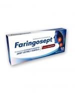  FARINGOSEPT 10 mg - 10 tabl. na ból gardła - cena, opinie, wskazania