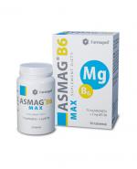  FARMAPOL ASMAG B6 MAX - 50 tabl. suplementacja magnezu i witaminy B6 - cena, dawkowanie