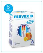  FERVEX D - 8 sasz. - cena, opinie, wskazania