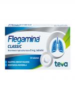  Flegamina Classic 8 mg, działanie wykrztuśne, 20 tabletek