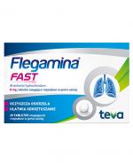 Flegamina Fast 8 mg, 20 tabl., cena, opinie, właściwości