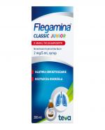  FLEGAMINA JUNIOR Syrop o smaku truskawkowym 2 mg/5 ml, 200 ml