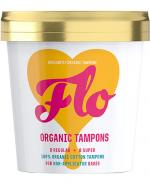 Flo Organic Tampons Bio Tampony bawełniane (8 Regular + 8 Super) - 16 szt. 