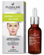 FLOS-LEK DERMO EXPERT ANTI ACNE Normalizujący peeling kwasowy na noc  - 30 ml 