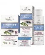Flos - Lek Ocu Hygiene Eyebright Płyn do higieny skóry powiek ze świetlikiem lekarskim - 100 ml + Flos - Lek Ocu Hygiene Eyebright Chusteczki do higieny skóry powiek ze świetlikiem lekarskim - 10 szt.