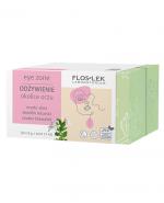 Floslek Zestaw Odżywienie Odżywczy Krem pod oczy świetlik masło Shea, 15 ml + Żel ze świetlikiem lekarskim i chabrem bławatkiem do powiek i pod oczy, 10 g