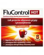  FLUCONTROL HOT - 8 sasz. przeciw objawom grypy i przeziębienia