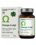 Formula CannabiGold Omega-3 algi, 30 kaps.