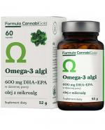 Formula CannabiGold Omega-3 algi, 60 kaps.