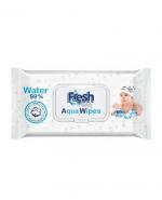 Fresh Baby Aqua Wipes Chusteczki wodne 99 % water 100 % bawełna, 60 szt.