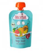 FRUCHTBAR Ekologiczny mus owocowy - gujawa, papaja, mango, banan - 100 g