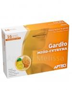 APTEO GARDŁO Miód-cytryna - 16 past. 