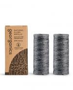  Georganics, Naturalna Nić Dentystyczna z Węglem Refill, 2 x 50 m