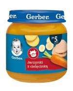  GERBER Obiadek jarzynki z cielęcinką po 5 miesiącu - 125 g