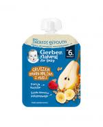 Gerber Natural For Baby Deserek gruszka banan malina z musli po 6. miesiącu, 80 g