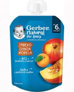  Gerber Natural For Baby Deserek jabłko dynia morela po 6. miesiącu, 80 g