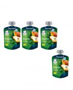 Gerber Organic Deserek w tubce Gruszka po 4 miesiącu - 4x90 g