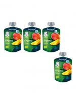 GERBER ORGANIC Deserek w tubce Mango po 4 miesiącu - 4x90 g