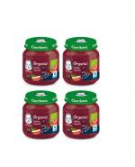 GERBER ORGANIC Jabłko Jagoda po 4 mieciącu - 4x125 g