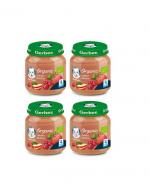GERBER ORGANIC Jabłko Malina po 4 miesiącu - 4x125 g