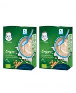 GERBER ORGANIC Kaszka mleczna pszenno-owsiana, po 6. miesiącu - 2 x 240 g