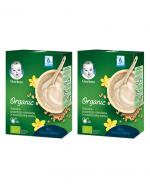 GERBER ORGANIC Kaszka pszenno-owsiana z waniliową nutką, po 6. miesiącu - 2 x 240 g