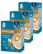 Gerber Pełnia Zbóż Kaszka 8 zbóż z bananem po 6 miesiącu - 3 x 180 g