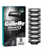  Gillette Mach3 Charcoal Ostrza wymienne do maszynki dla mężczyzn, 8 sztuk