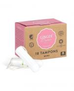 GINGER ORGANIC Tampony organiczne bez aplikatora MINI - 18 szt. 