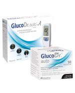 GlucoDr. auto A zestaw System monitorujący stężenie glukozy we krwi, 1 szt. + GlucoDr. auto A Paski testowe, 50 szt.