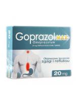  GOPRAZOL MAX 20 mg - 14 kaps. dojelitowych