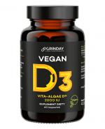 Grinday Vegan D3 2000 IU, 60 kaps.