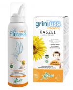 Grintuss Pediatric Syrop dla dzieci na kaszel suchy i mokry, 210 g + Fitonasal Pediatric spray do nosa od 6. miesiąca, 25 ml