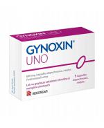  Gynoxin Uno 600 mg, na mieszane i grzybicze infekcje intymne, 1 kaps. dopochwowa miękka, cena, opinie, wskazania