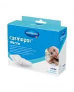 Hartmann Cosmopor Silicone Samoprzylepny opatrunek chłonny z silikonową warstwą kontaktową 10 cm x 8 cm, 5 szt.