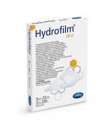  Hartmann Hydrofilm plus Przezroczysty samoprzylepny opatrunek z warstwą chłonną jałowy 5 cm x 7,2 cm - 5 szt. - cena, opinie, właściwości