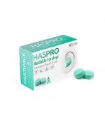 Haspro Moldable Earplugs 27 dB Formowane zatyczki do uszu kolor miętowy - 6 par / 12 szt.