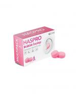Haspro Moldable Eraplugs 27 dB Formowane zatyczki do uszu kolor różowy - 6 par / 12szt.