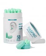 Haspro Universal Earplugs Stopery do uszu kolor miętowy tuba - 50 par