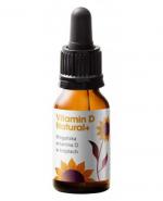  Health Labs Vitamin D Natural+, 9,9 ml, Wegańska witamina D3 w kroplach, cena, wskazania, właściwości