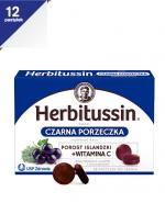  Herbitussin Czarna Porzeczka - 12 past. do ssania