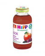 HiPP BIO od pokoleń, Sok Jabłka - Czerwone Owoce, po 4. m-cu, 200 ml