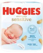 Huggies Pure Extra Care Chusteczki nawilżane - 3 x 56 szt.