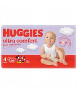  Huggies Ultra Comfort 4 Pieluchy 8-14 kg, 66 sztuk