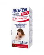  IBUFEN FORTE Syrop dla dzieci o smaku truskawkowym, 100 ml